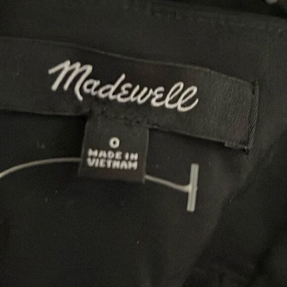 Madewell Layton Midi Slip Dress Size 0 in Black NWT - Picture 7 of 8